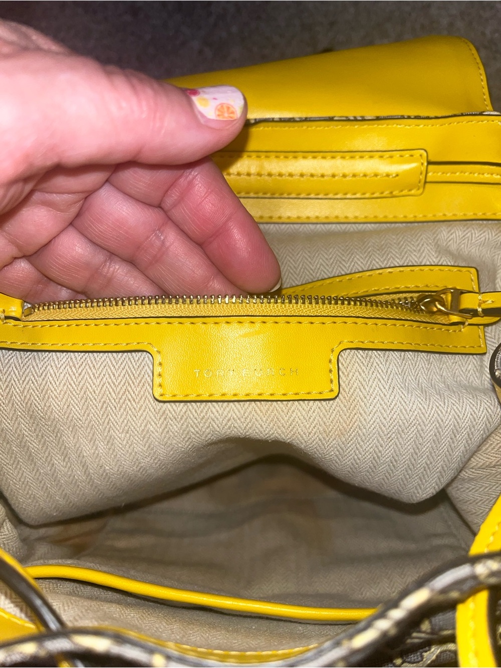 Extremely Rare High End Tory Burch Jessa Backpack w/Velvet Panels, Snake - Picture 6 of 12